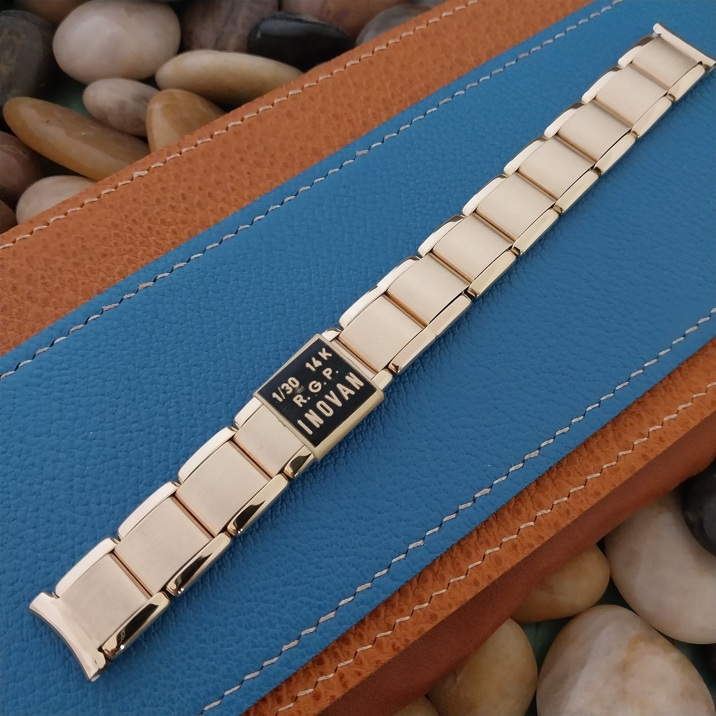 Vintage 16mm 15mm Long 1950s 14k Gold RGP Kiefer Cadman Classic Watch Band