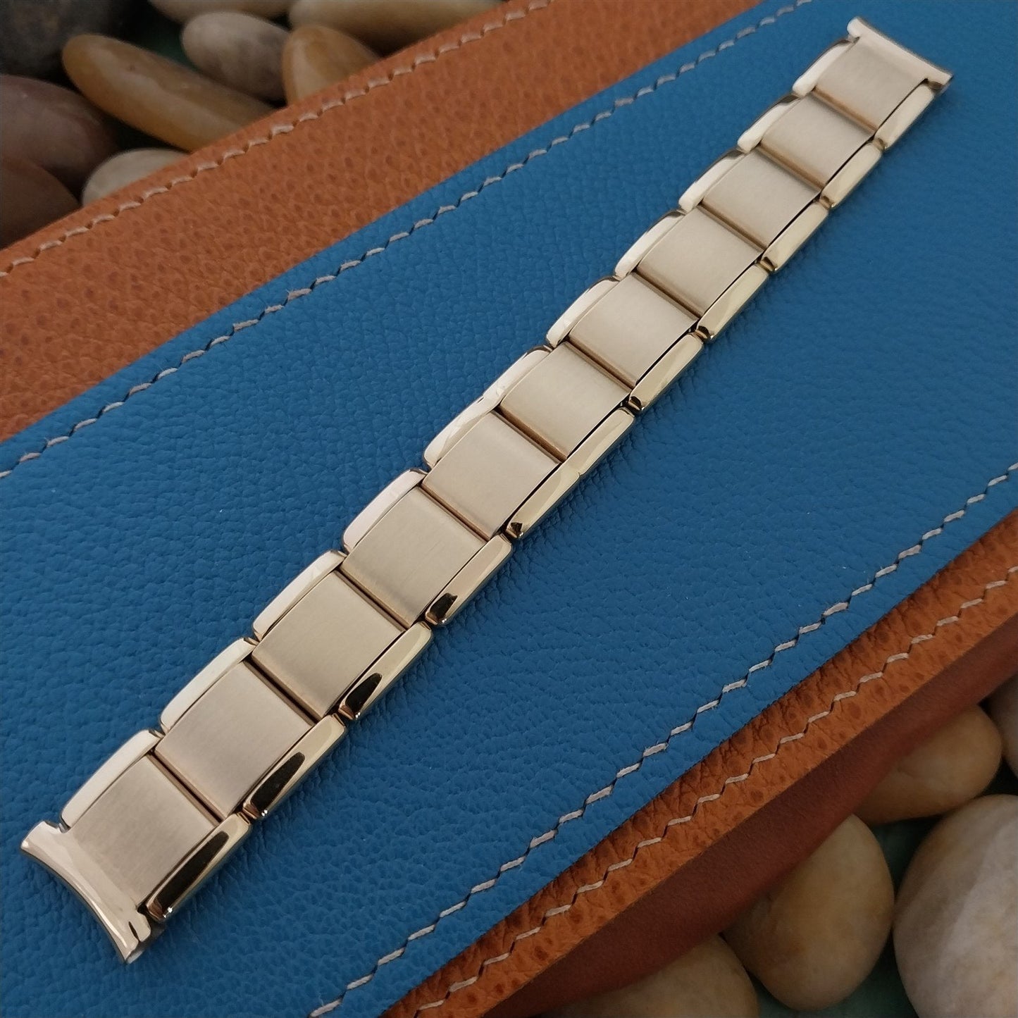 Vintage 16mm 15mm 1950s Classic 14k Gold RGP Kiefer Cadman Stretch Watch Band