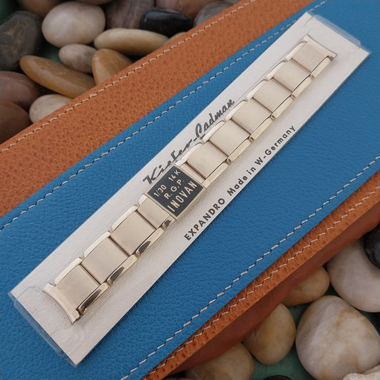 Vintage 16mm 15mm 1950s Classic 14k Gold RGP Kiefer Cadman Stretch Watch Band