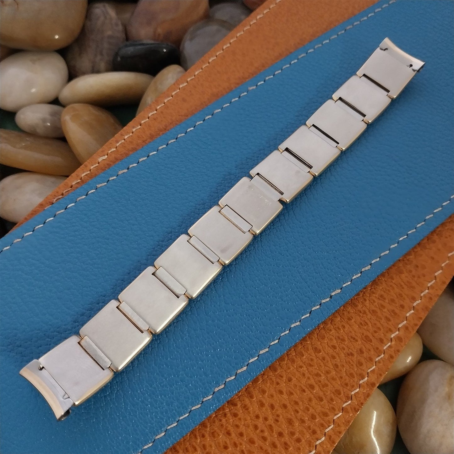 Vintage 16mm 15mm 1950s Classic 14k Gold RGP Kiefer Cadman Stretch Watch Band