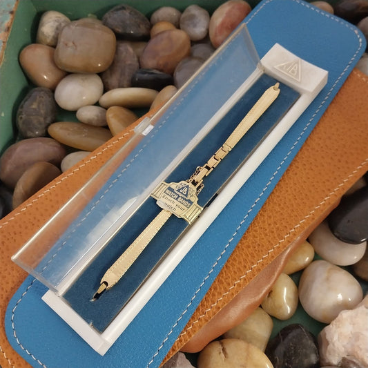 Classic Yellow Gold-Filled Ladies JB Champion Unused 1960s Vintage Watch Band