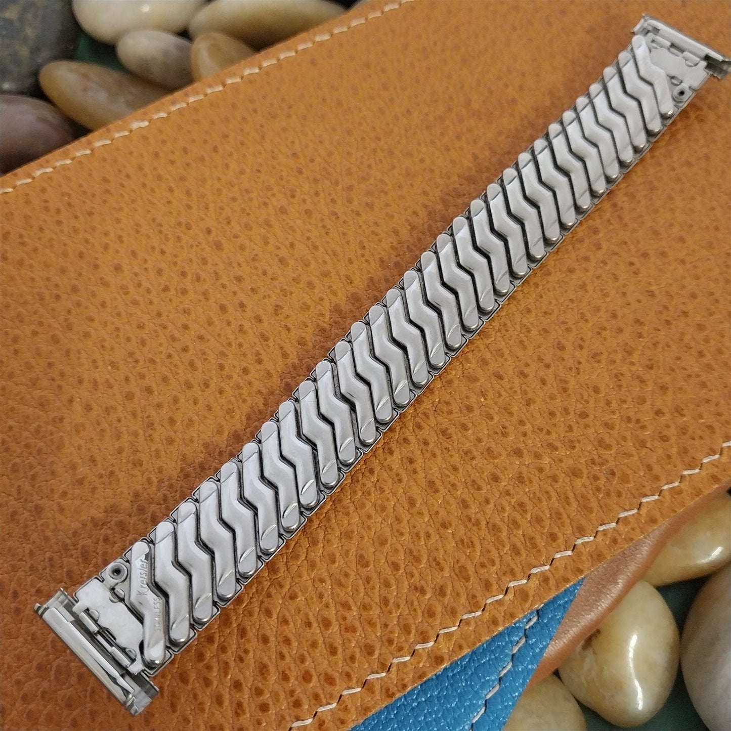 Vintage 19mm 18mm 16mm Kreisler Stainless Steel Stretch Unused 1950s Watch Band