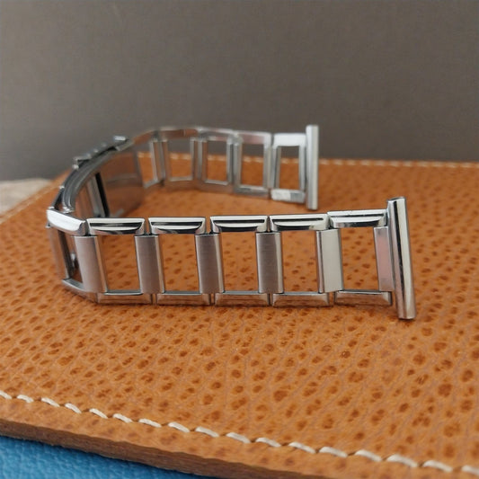 1930s Vintage 19mm 18mm 17mm 16mm Chrome Plate Ladder Link NOS Unused Watch Band