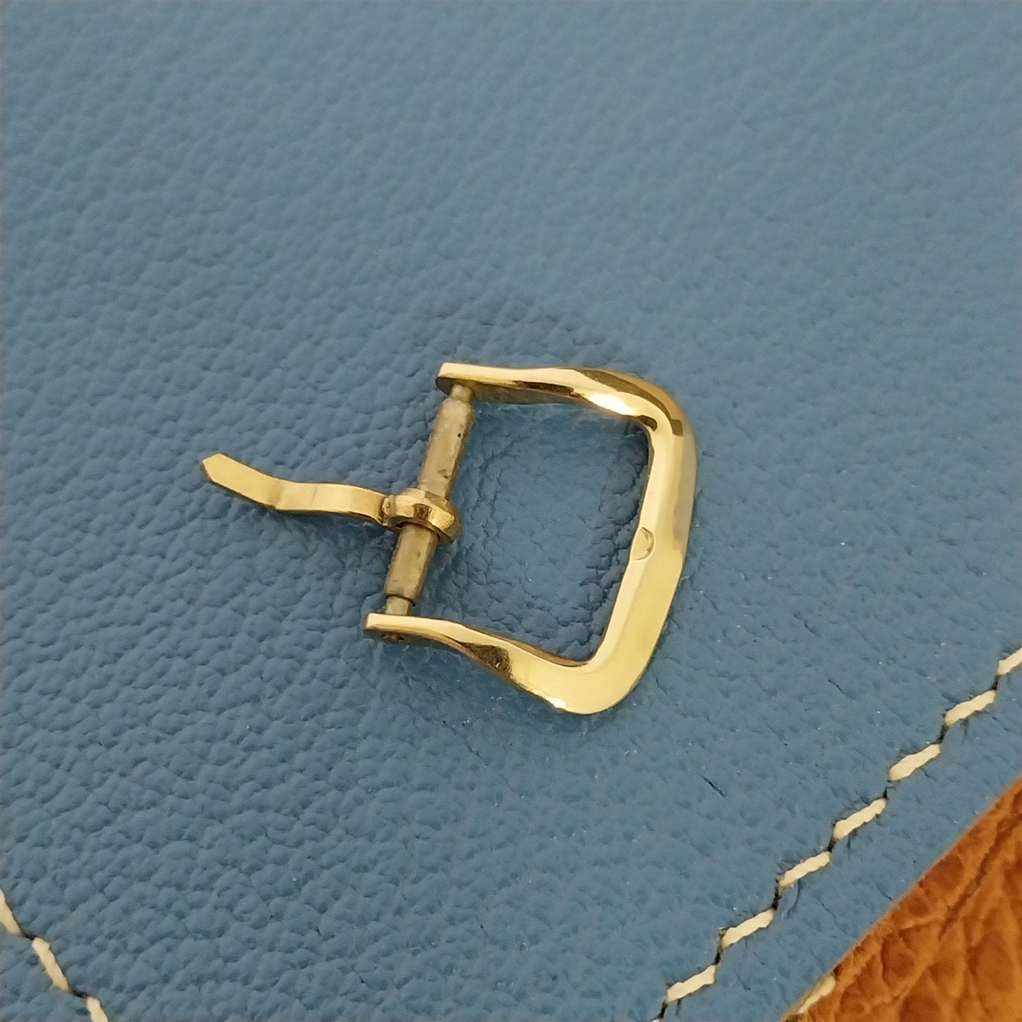 Vintage 1/2" 13mm Kreisler Yellow Gold-Tone Unused 1950s-1960s Watch Band Buckle