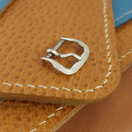 Vintage 13mm Florentine White Gold-Tone nos 1950s 1960s Watch Band Buckle