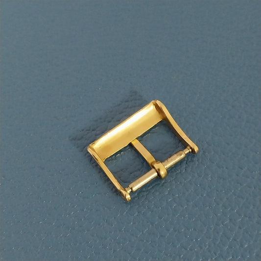 Vintage 1950s-1960s Yellow Gold-Tone 16mm 5/8" Unused Watch Band Buckle