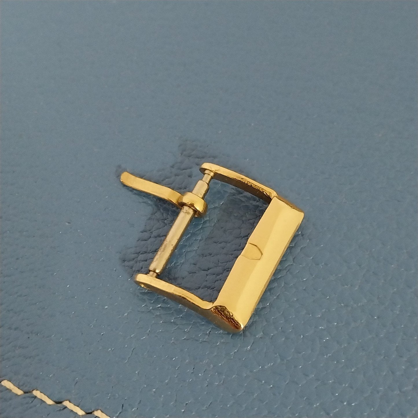 Vintage 1950s-1960s Yellow Gold-Tone 16mm 5/8" Unused Watch Band Buckle