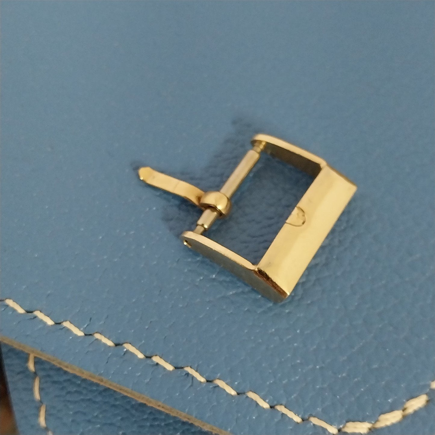 Vintage 1950s-1960s Yellow Gold-Tone 16mm 5/8" Unused Watch Band Buckle