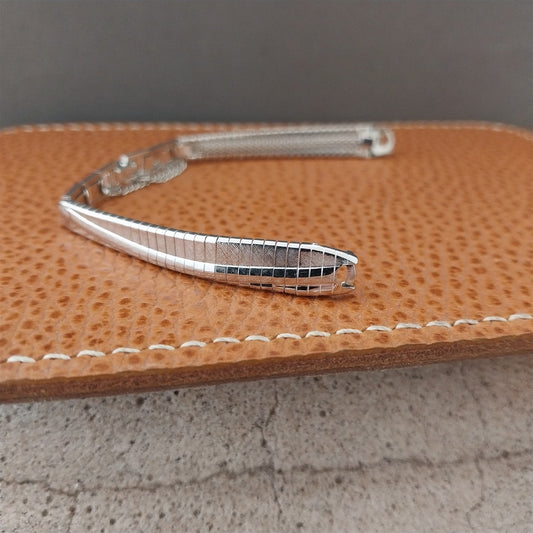 Classic White Gold-Filled Ladies JB Champion Unused 1960s Vintage Watch Band