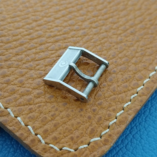Vintage 14mm Cyma Logo Silver-Tone Buckle Swiss Unroc For Classic Watch Band