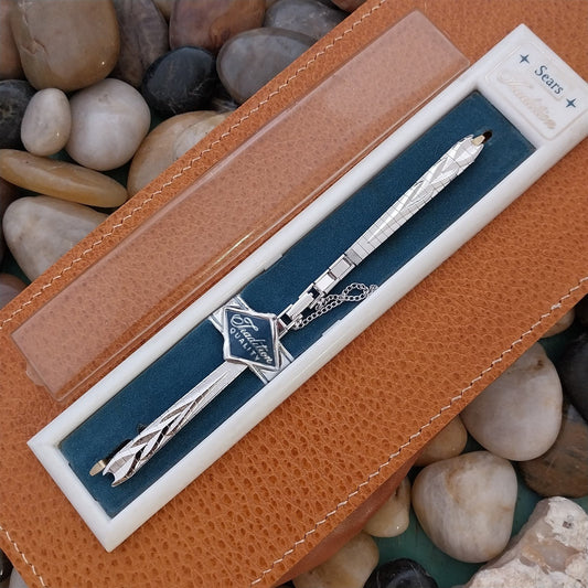 White Gold-Filled Ladies Sears Tradition JB Champion 1960s Vintage Watch Band