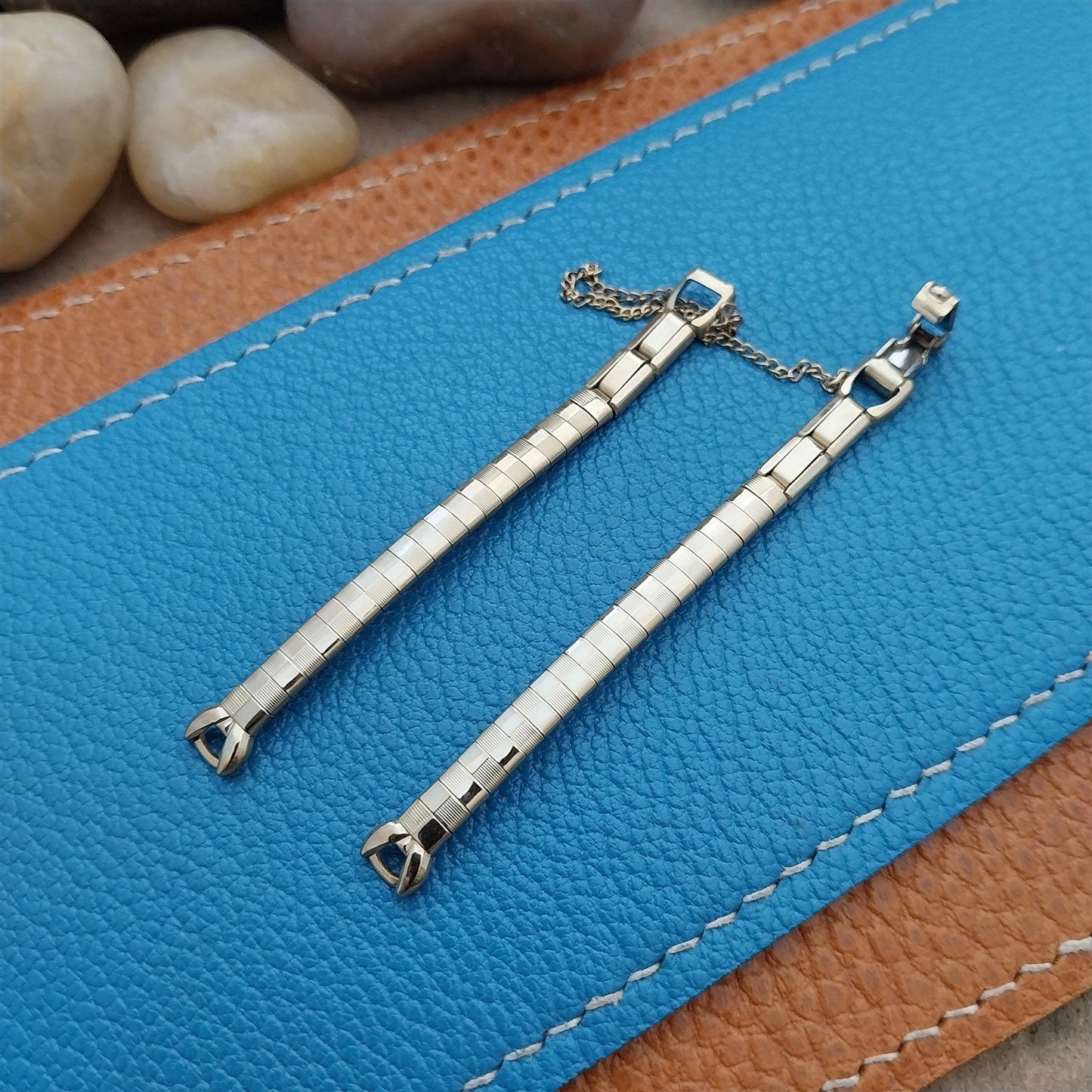 1960s Vintage Ladies 10k Gold-Fill Speidel Harlequin Unused Cocktail Watch Band