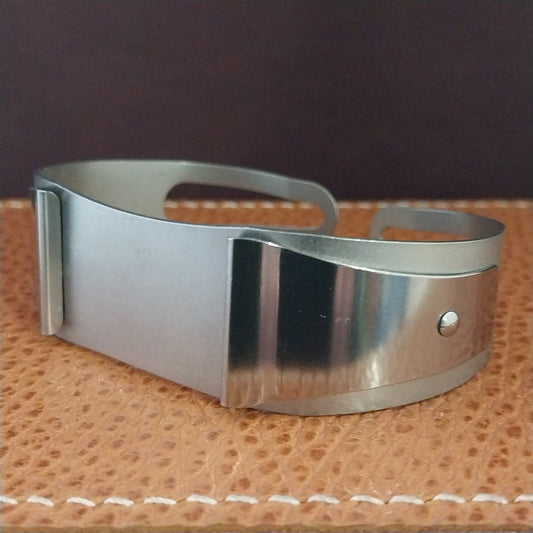 19mm 18mm Don Juan Service Model Stainless Steel Cuff Large Field Watch Band