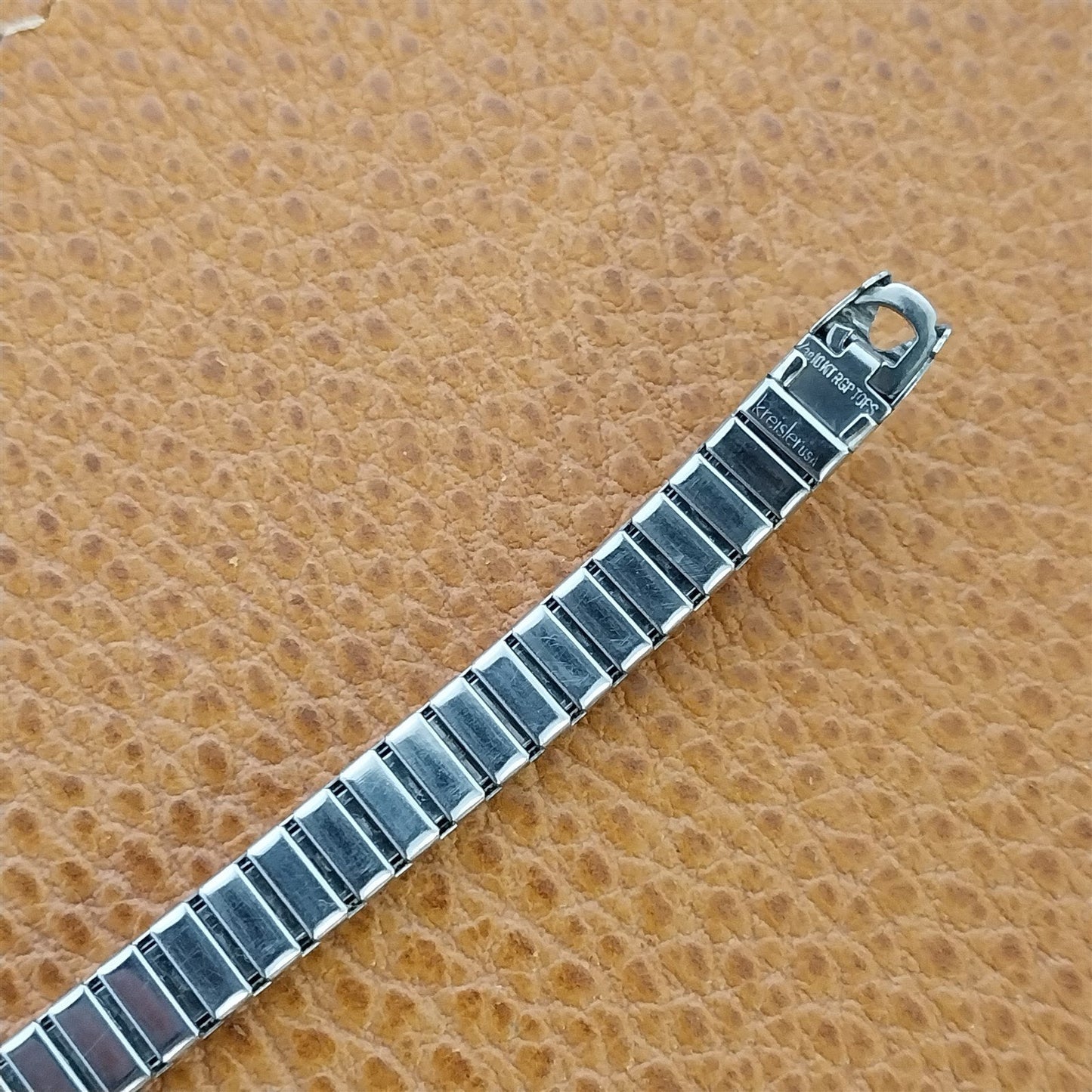 Vintage White Gold rgp Ladies Kreisler MCM Unused 1960s Cocktail Watch Band
