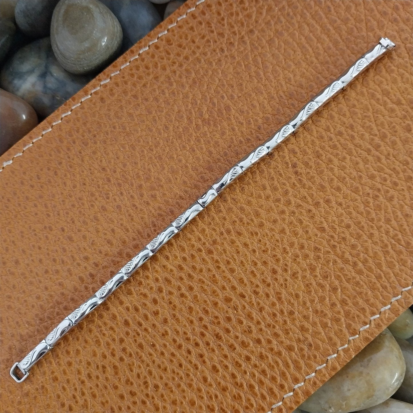 Ladies 1950s Vintage 10k White Gold-Fill Hadley Classic Unused Watch Band