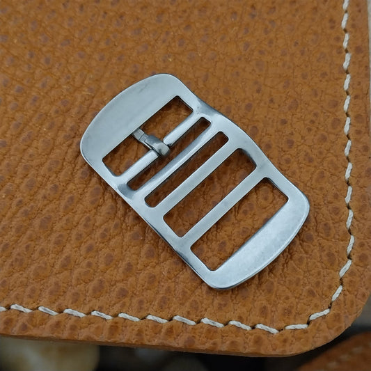 16mm Stainless Steel Buckle for Nylon Perlon Single Pass Vintage Watch Band