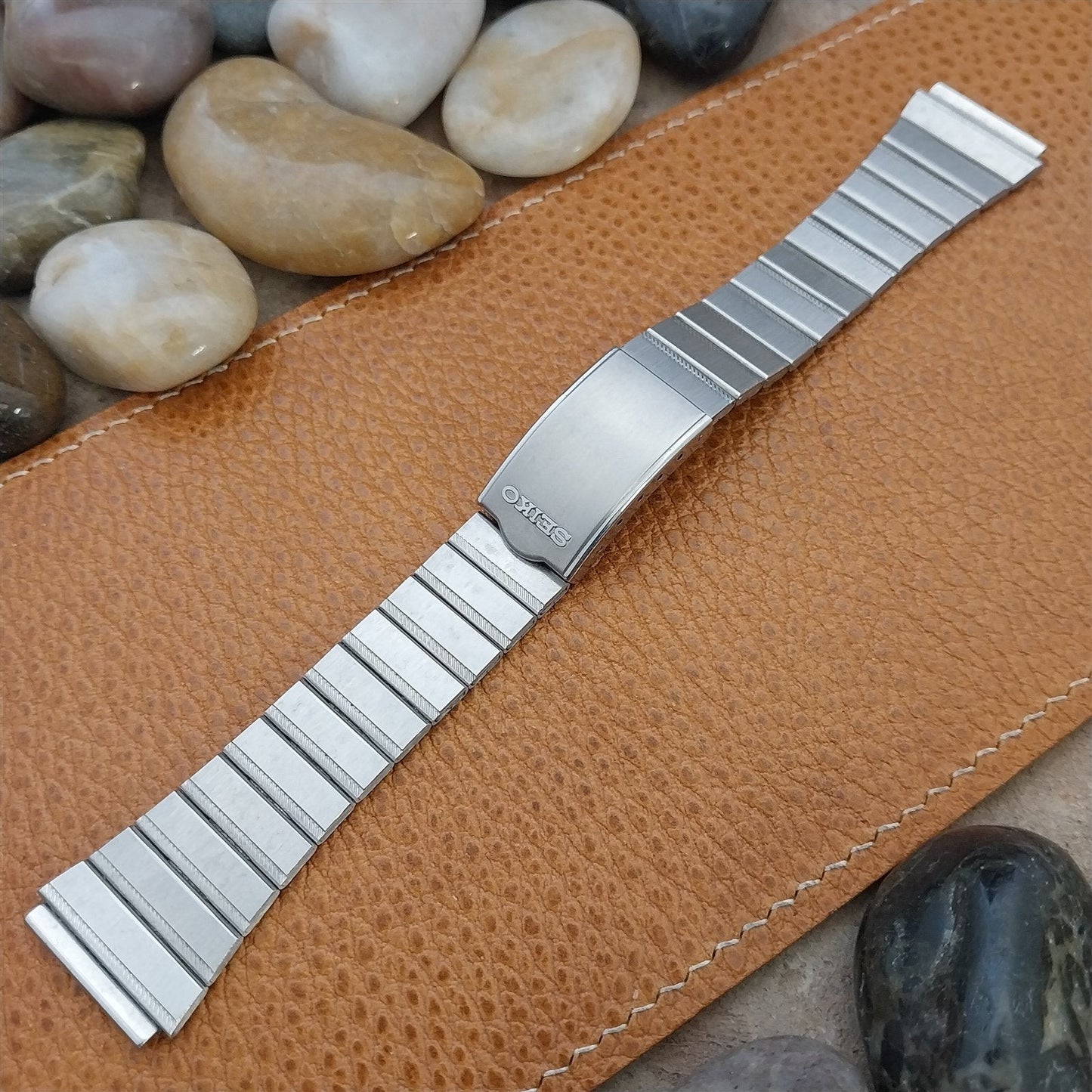 Vintage Seiko B1338 20mm Stainless Steel Japan B Unused Watch Band