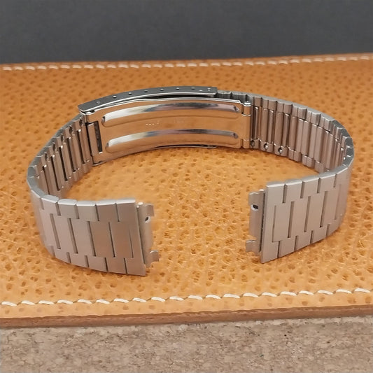 Vintage Seiko Quartz Z349 SQ 18mm Stainless Steel Unused Watch Band
