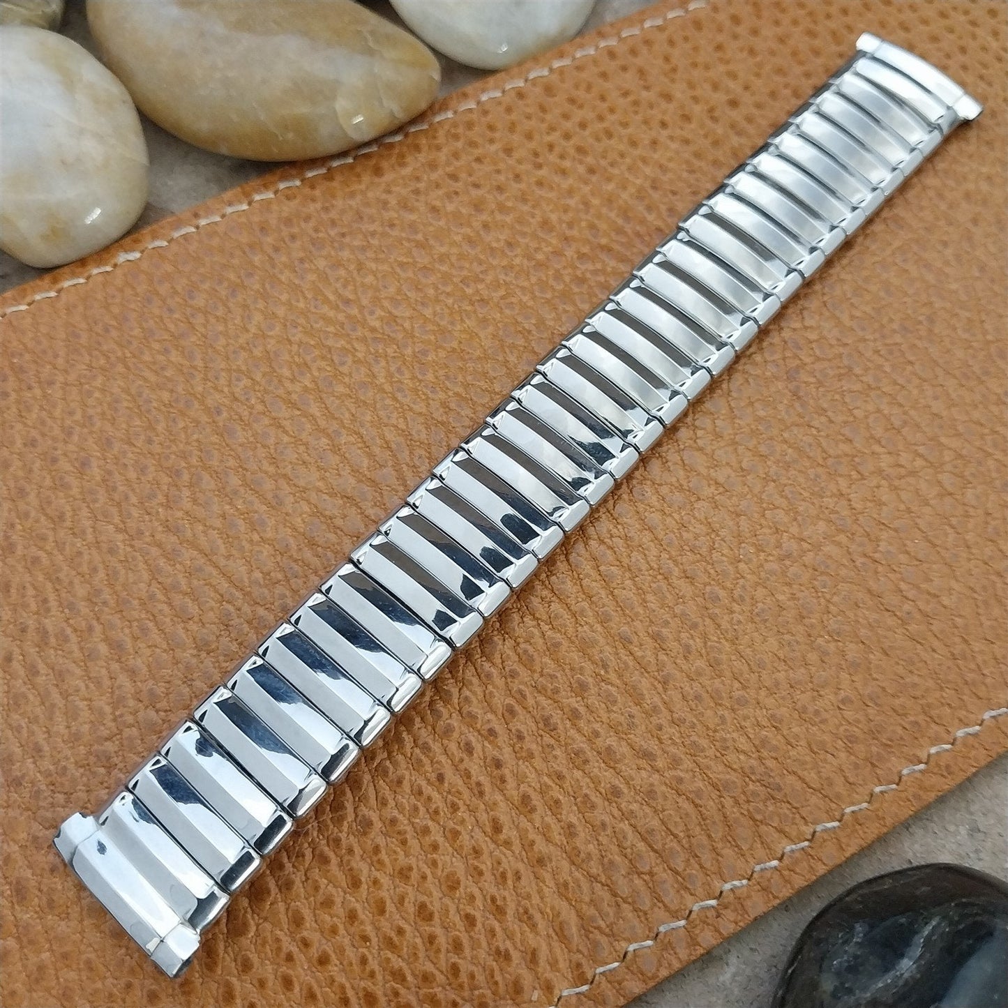 Vintage 19mm 18mm 16mm Micro-Flex Stainless Steel Expansion Unused Watch Band