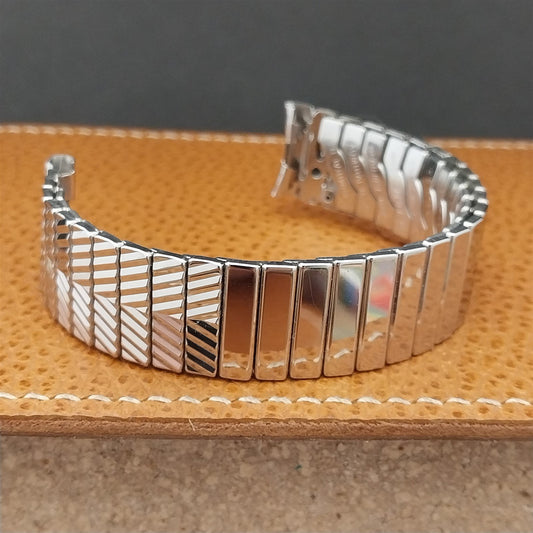 Vintage 17.2mm Admiral Stainless Steel Expansion Unused 1950s Watch Band