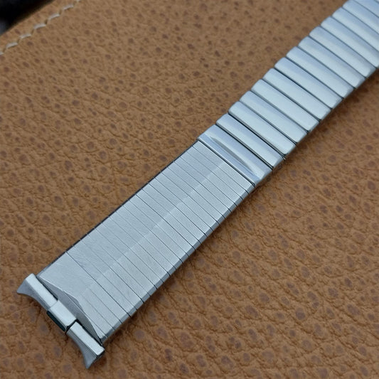 1960s Stainless Steel 19mm JB Champion USA nos Mid Century Vintage Watch Band