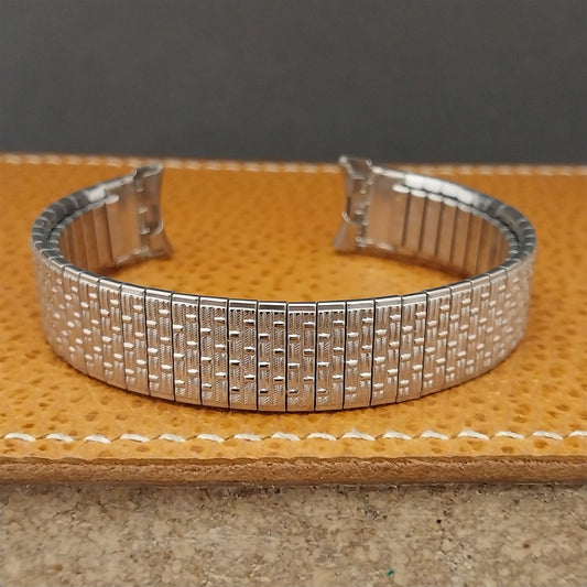 14mm Speidel Stainless Twistoflex Expansion Unused Classic 1970s Watch Band