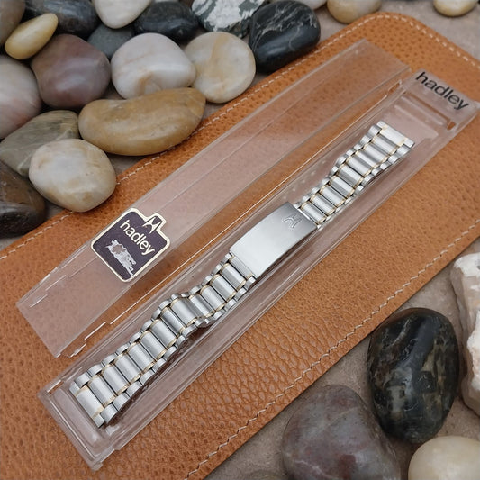 16mm Hadley Stainless Steel & Gold Tone Womens Unused Watch Band