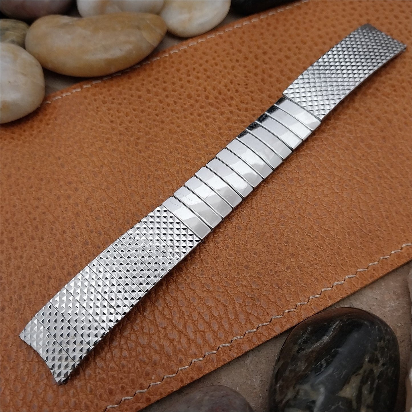 Vintage 17.2mm Admiral Stainless Steel 1960s Classic Unused Watch Band