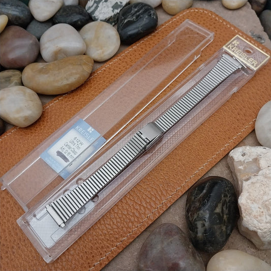 Vintage Womens 12mm-16mm Kreisler Stainless Steel 1980s Unused Watch Band