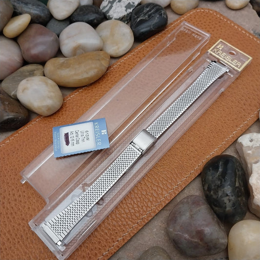 Vintage Womens 12mm-16mm Kreisler Stainless Steel 1980s Unused Watch Band