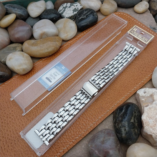 Vintage 20mm 19mm 18mm Kreisler Stainless Steel 1980s-1990s Unused Watch Band
