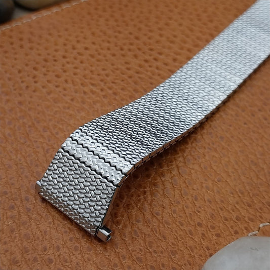 18mm 20mm Stainless Steel Speidel Thinline 70s Flared Unused Vintage Watch Band