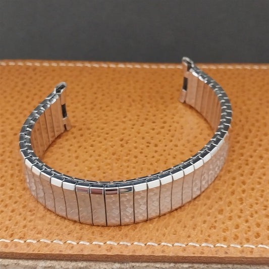 Vintage 1969 White Gold-Filled 19mm 18mm 17mm Speidel Fairway Unused Watch Band