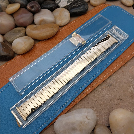 Vintage 1966 Yellow Gold-Fill Speidel Plainsman 19mm 18mm 16mm Unused Watch band