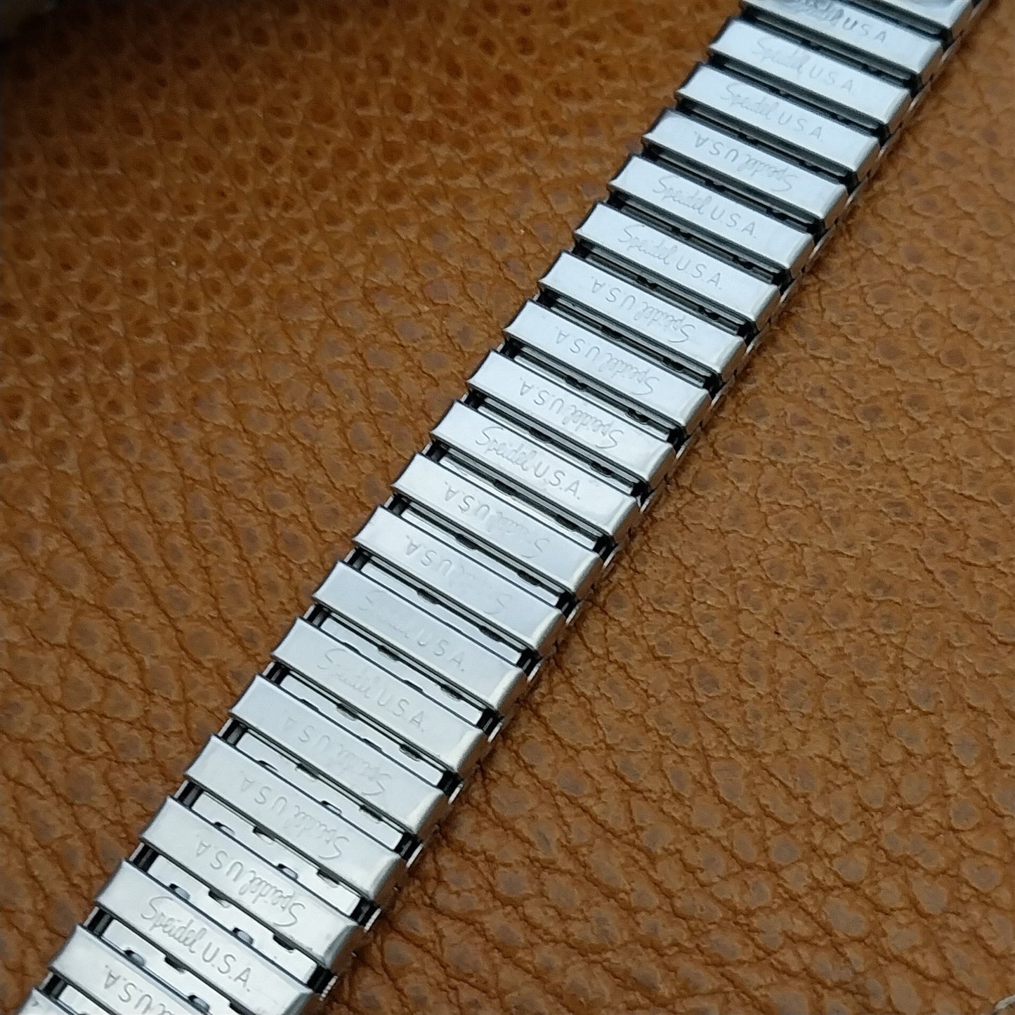 Vintage 19mm 18mm 17mm 16mm Stainless 1970s Speidel Riptide Unused Watch Band
