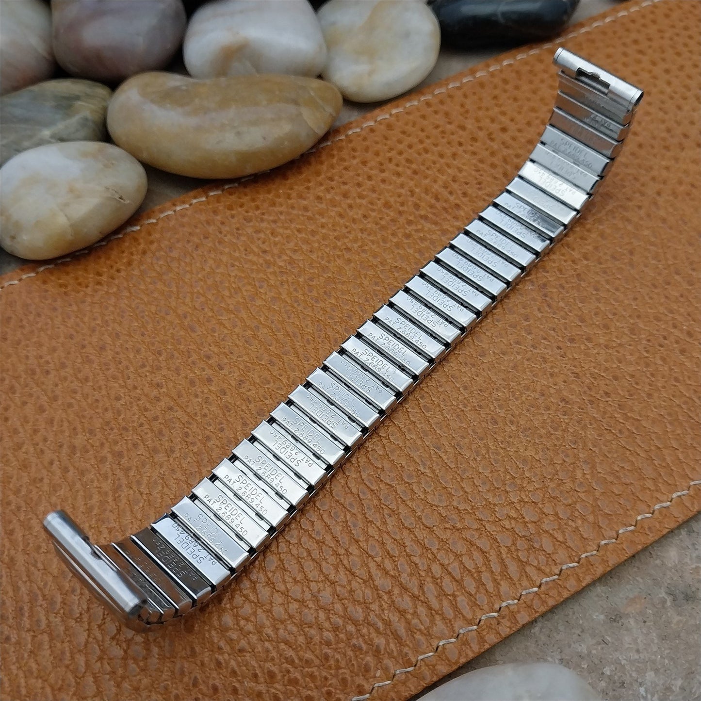 19mm 18mm 16mm Stainless Steel 1970 Speidel Riptide Unused Vintage Watch Band