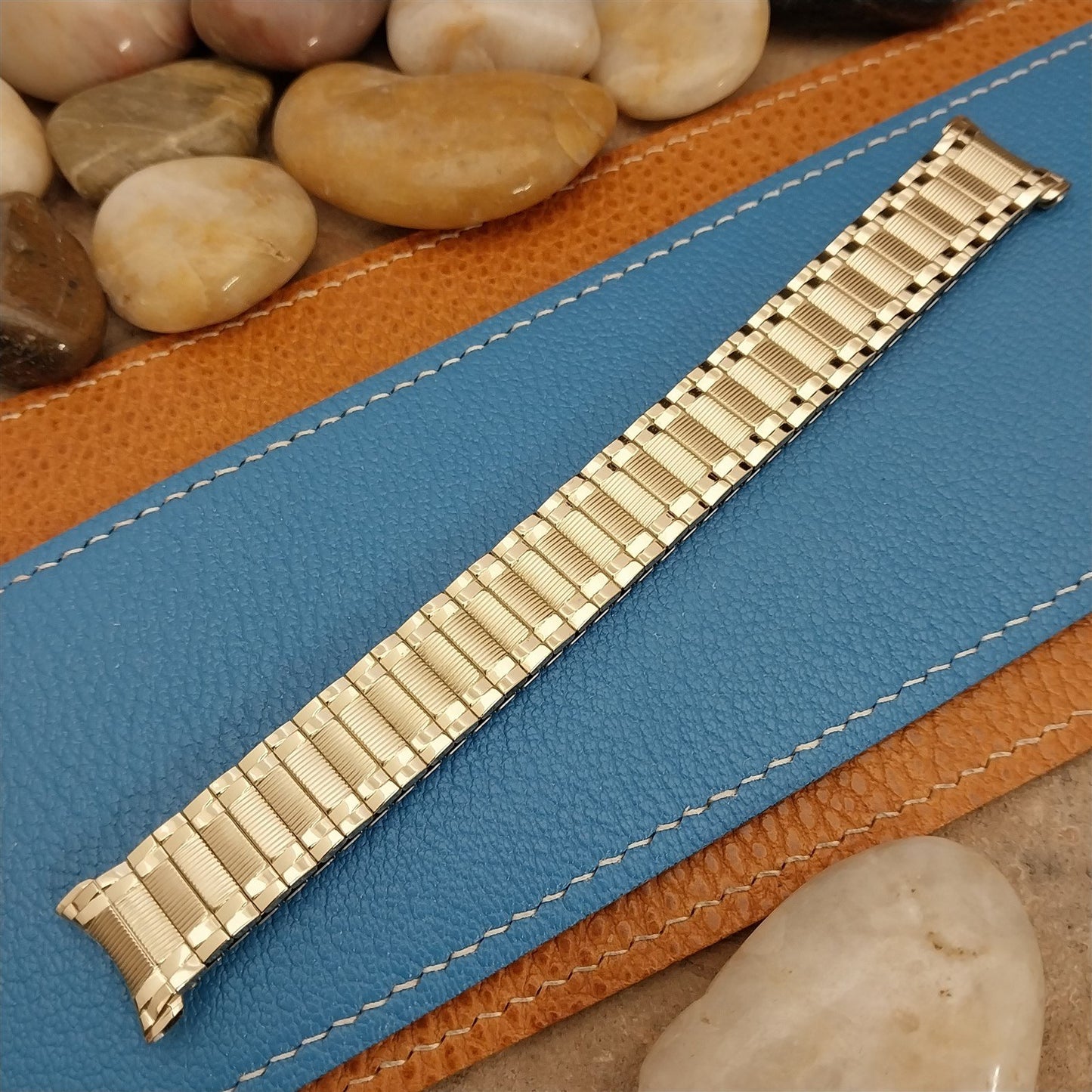 1970s Vintage 19mm 18mm 17mm Speidel Colossus 10k Gold-Filled Unused Watch Band