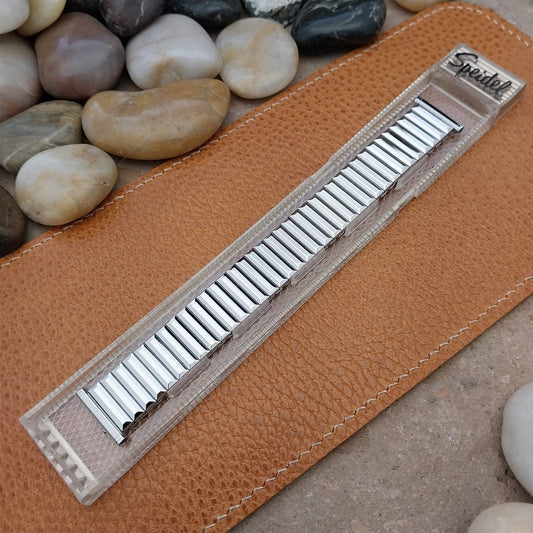 1960s Vintage Speidel Twistoflex Fullback Stainless 19mm 18mm Unused Watch Band