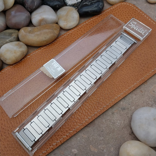 Vintage Wide 1970s 18mm 19mm 20mm Speidel Stainless Steel NOS Unused Watch Band