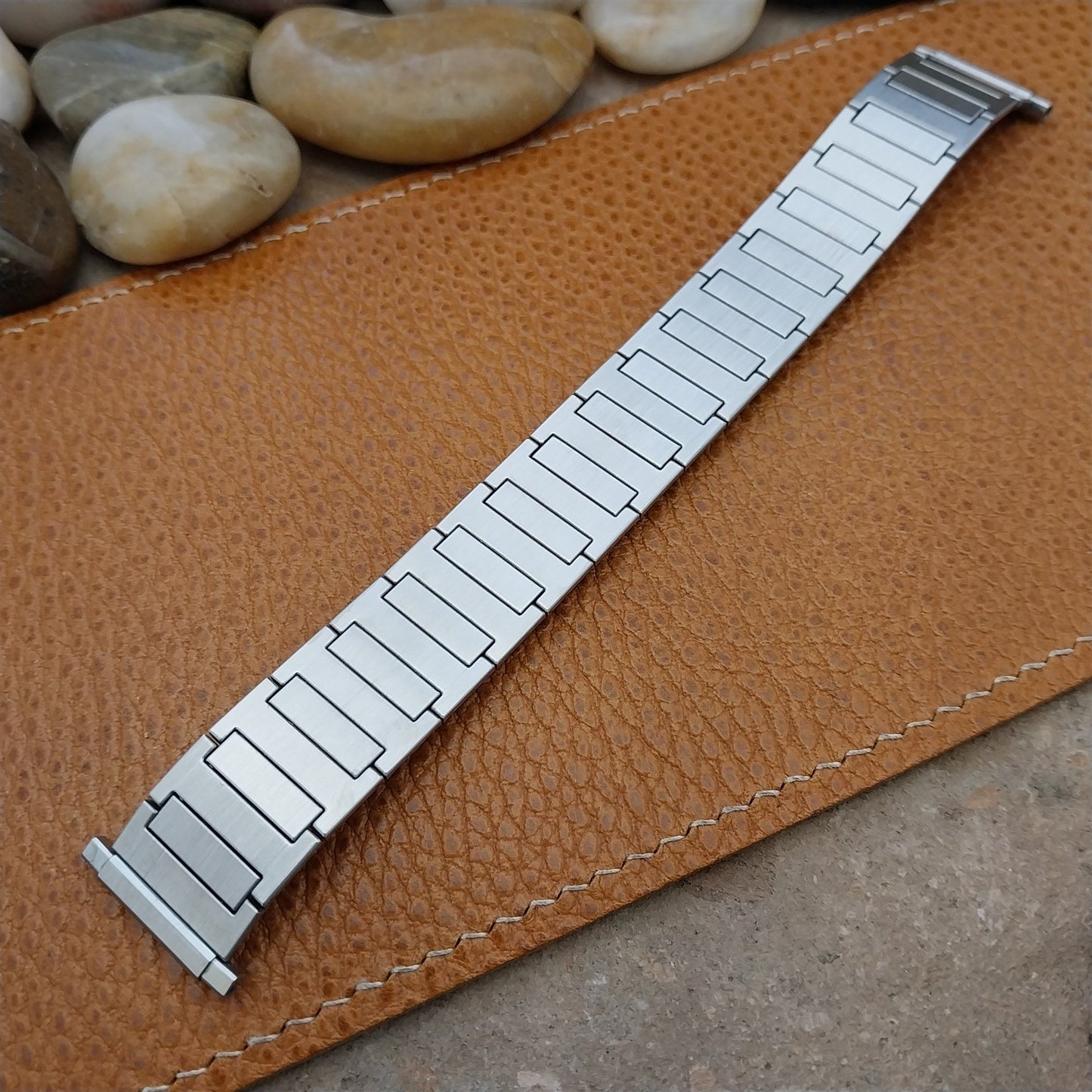 Vintage Wide 1970s 18mm 19mm 20mm Speidel Stainless Steel NOS Unused Watch Band