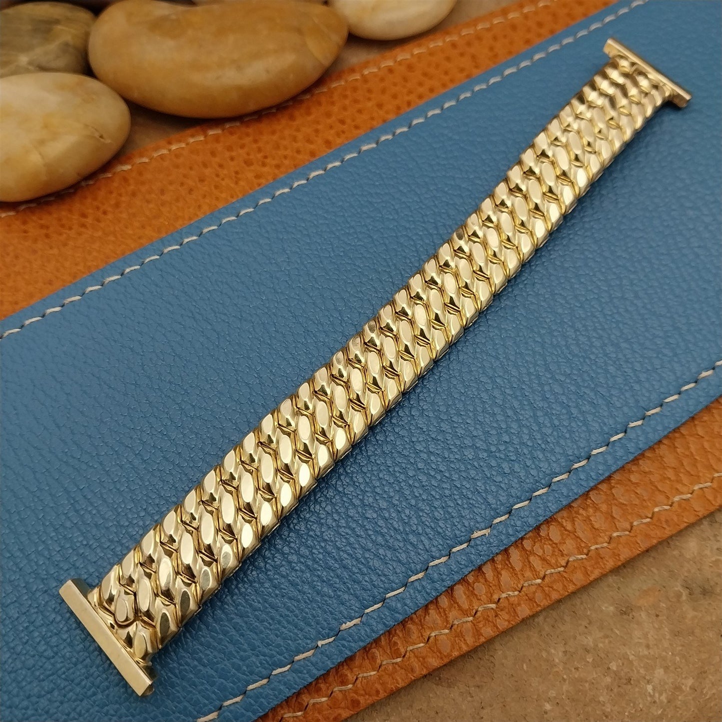 19mm 16mm 10k Gold-Filled Speidel Golden Templar Unused 1954 Vintage Watch Band