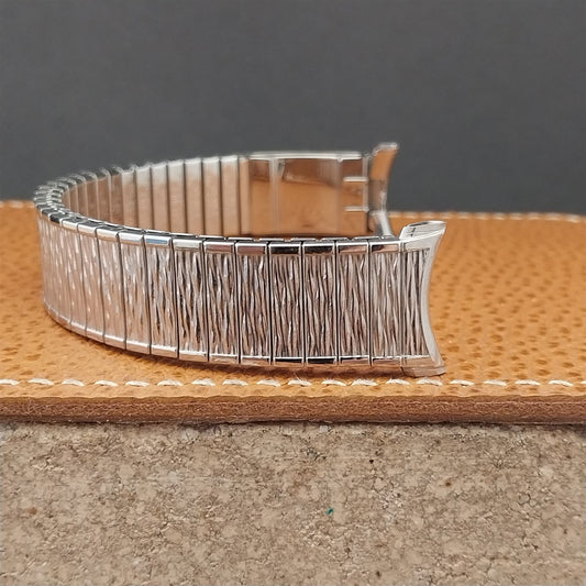 1968 Speidel Valencia DateFinder Calendar Stainless Steel nos Vintage Watch Band