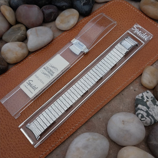 1971/1972 19mm 18mm Speidel Valencia Calendar Stainless Steel Vintage Watch Band