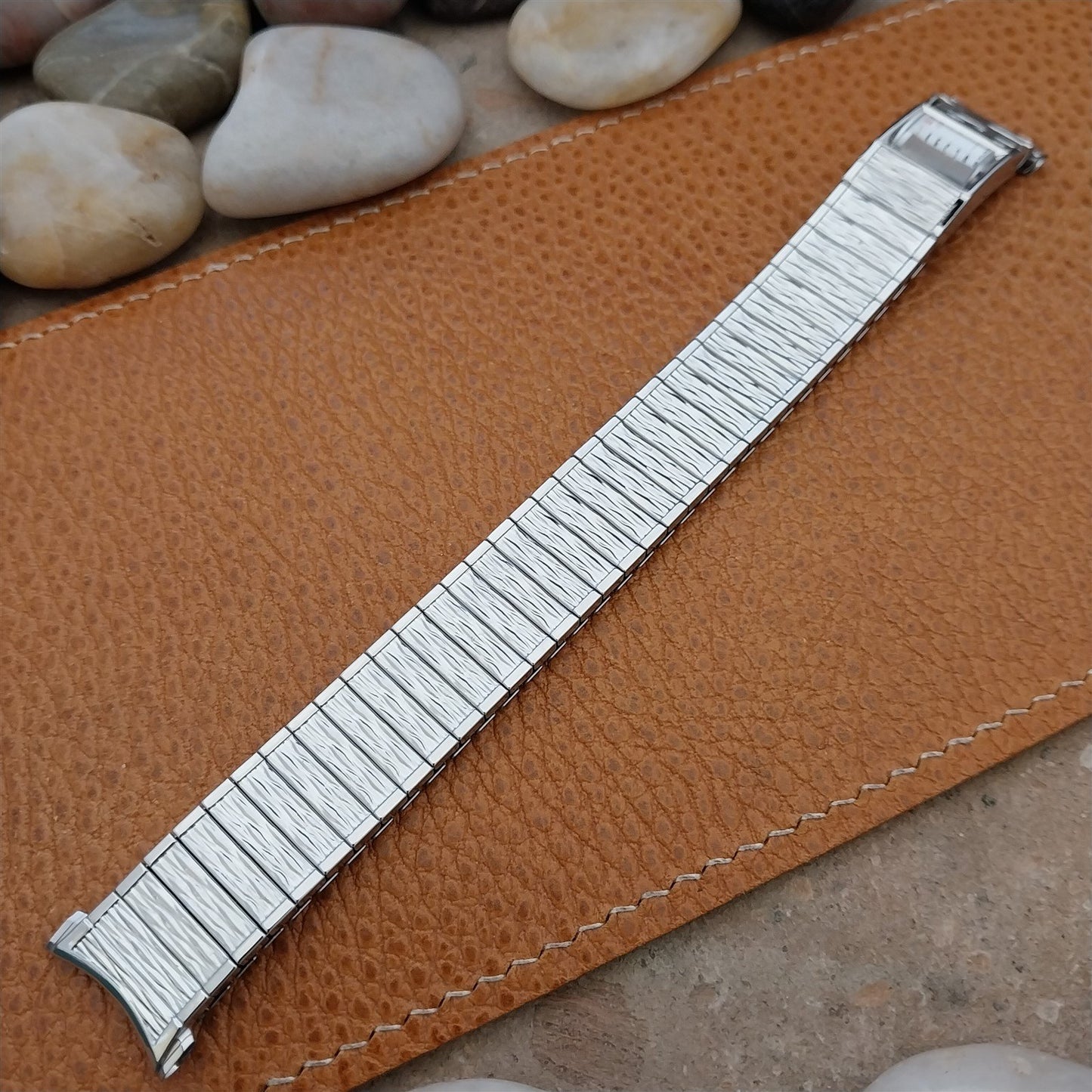 1971/1972 19mm 18mm Speidel Valencia Calendar Stainless Steel Vintage Watch Band