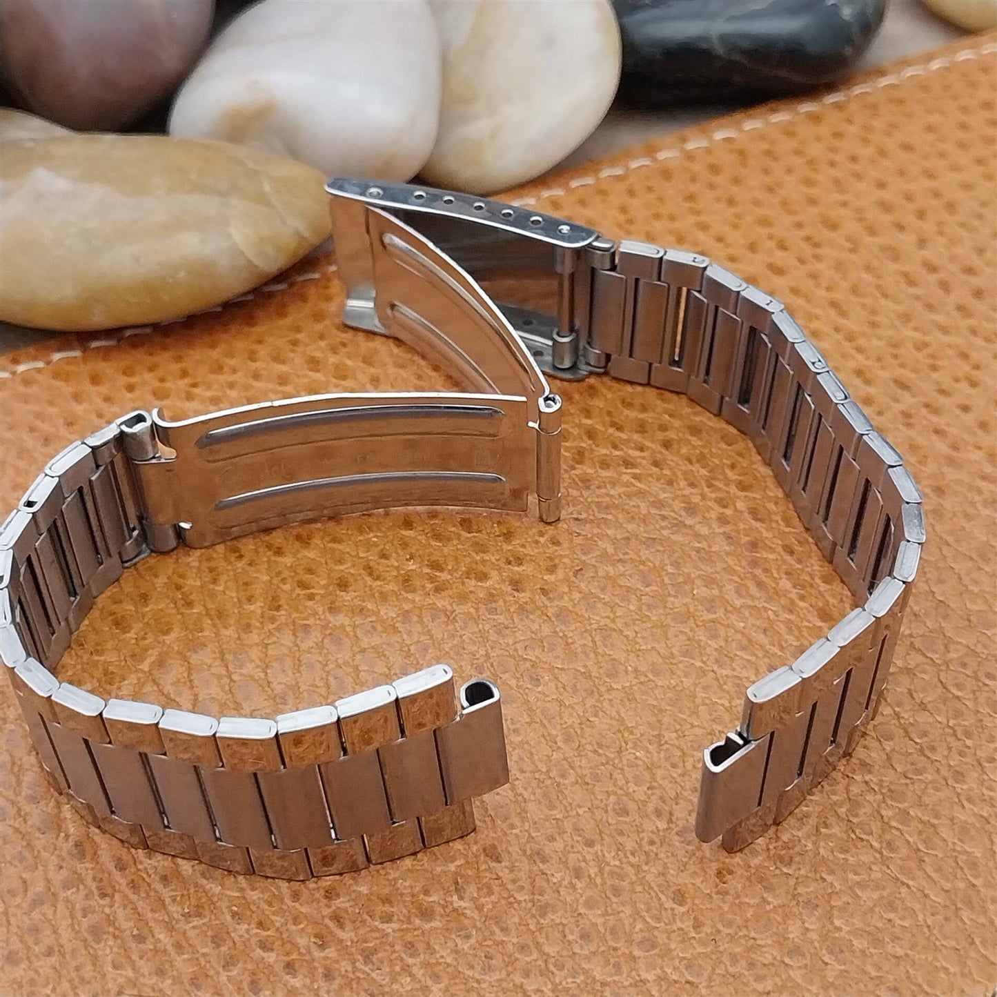 Vintage Internal-Lug Speidel 10mm Stainless Steel 1970s Unused Watch Band