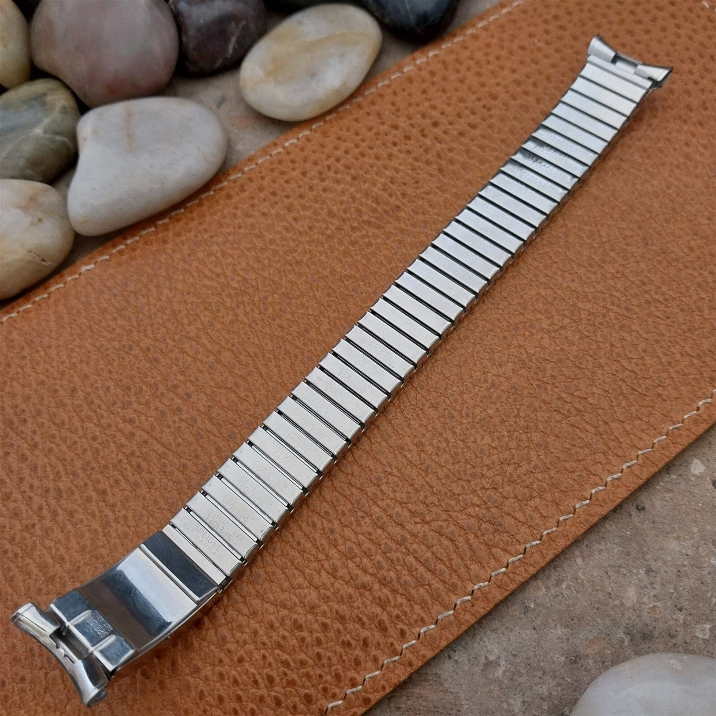 Vintage Speidel Valencia 1973/1974 Calendar Stainless Steel Unused Watch Band