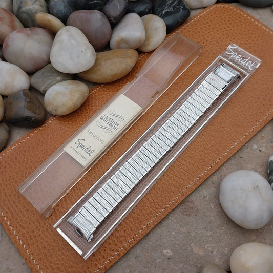 1972 Speidel Valencia Calendar Stainless Steel nos Unused Vintage Watch Band