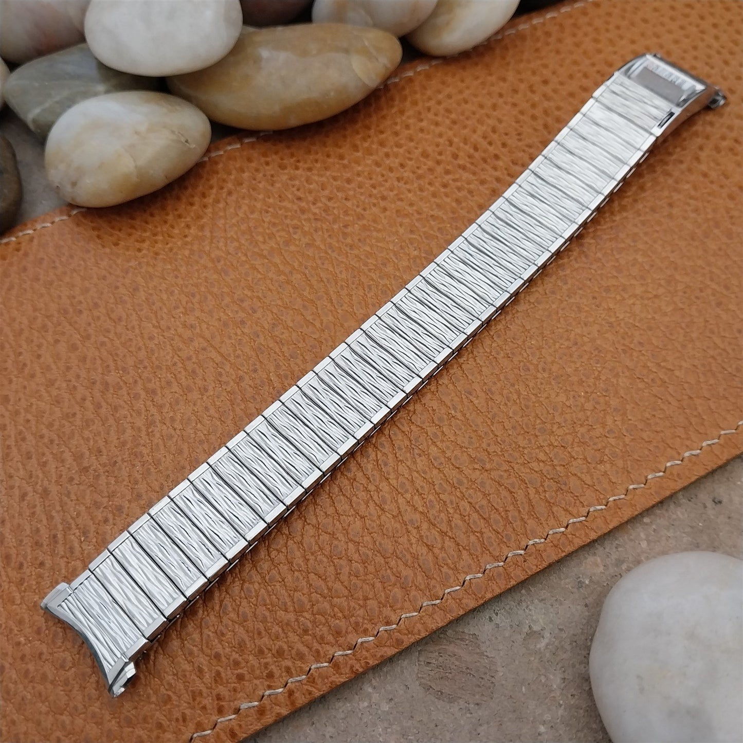 1972 Speidel Valencia Calendar Stainless Steel nos Unused Vintage Watch Band