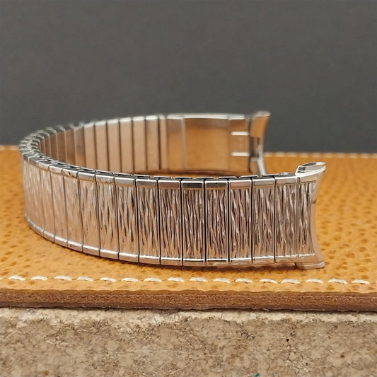 Vintage 1968 Speidel Valencia Calendar Stainless Steel 19mm 18mm 17mm Watch Band