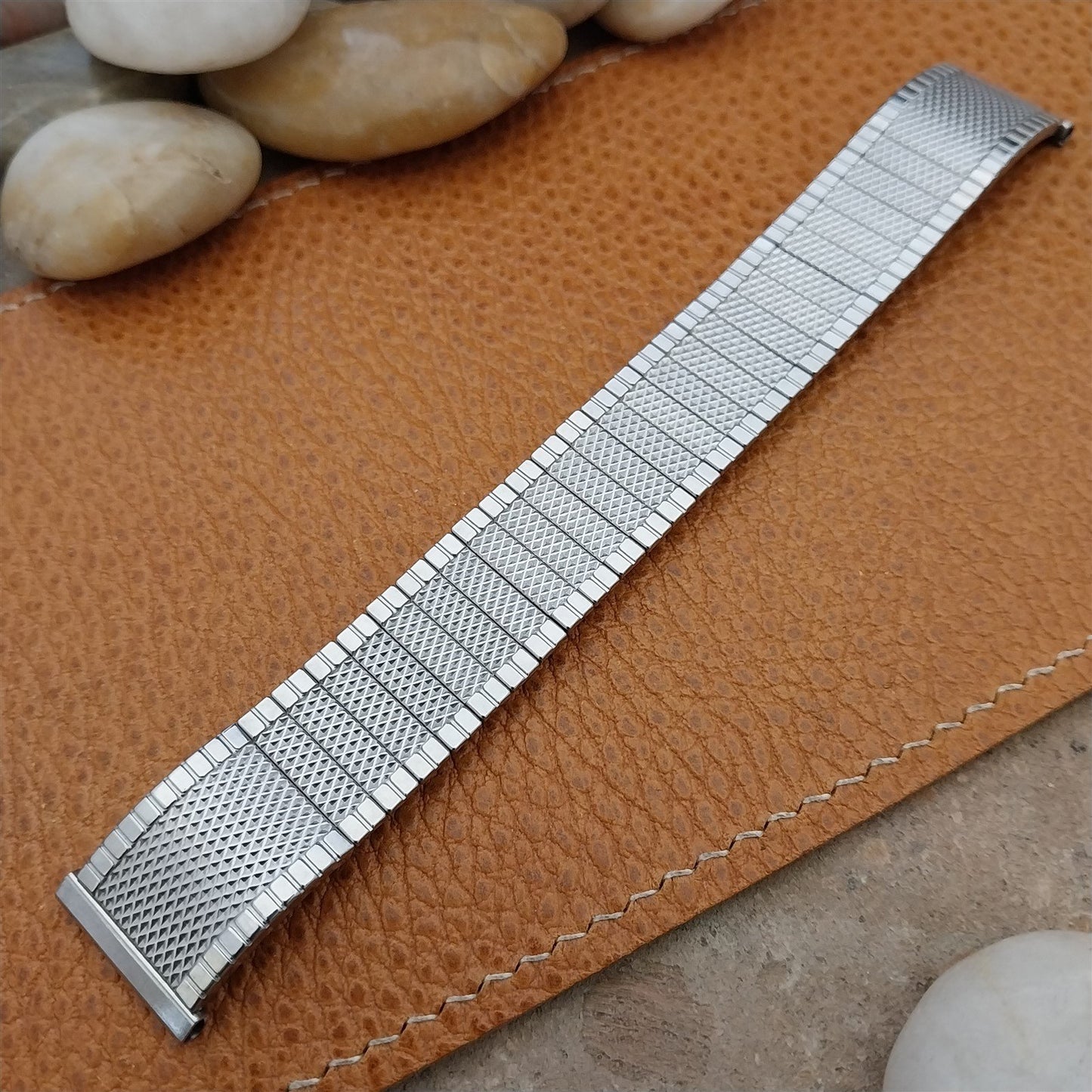 Vintage 19mm 18mm 17.2mm Gemex 1950s Stainless Steel Unused MCM Watch Band